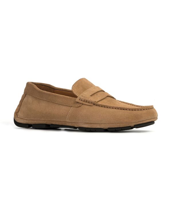アンソニー ヴィア メンズ シューズ スリッポン・ローファー レザー ローファー Anthony Veer Men's Cruise Driver Slip-On Leather Loafers Camel Suede キャメル