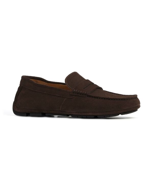 アンソニー ヴィア メンズ シューズ スリッポン・ローファー レザー ローファー Anthony Veer Men's Cruise Driver Slip-On Leather Loafers Chocolate Brown Leather ブラウン|ReVida 店