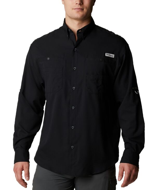コロンビア メンズ トップス シャツ 長袖 Columbia Men's PFG Tamiami II Long-Sleeve Shirt Black ブラック