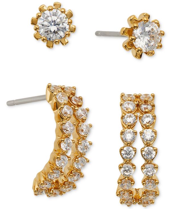 本店は 楽天市場 エリオット ダノリ レディース ピアス イヤリング アクセサリー 2 Pc Set Cubic Zirconia Stud And Curved Bar Earrings Gold Revida 楽天市場店 激安ブランド Www Mauxiliadoralugo Com