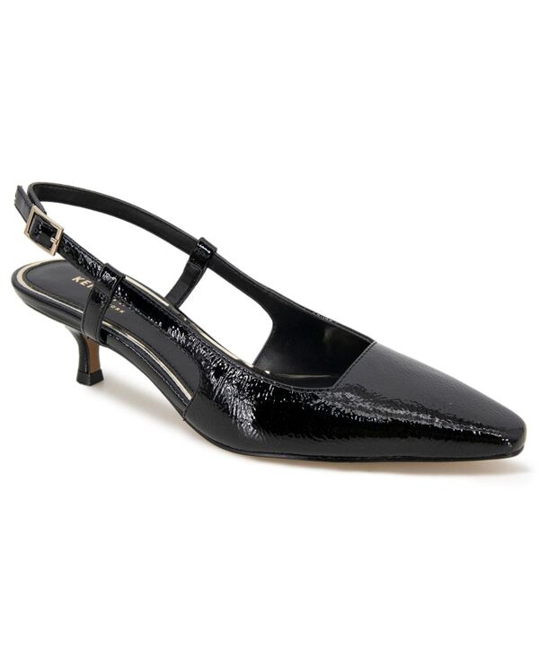ケネスコール レディース シューズ パンプス Kenneth Cole New York Women Martha Pointy Toe Pumps Black Patent Polyurethane ブラック