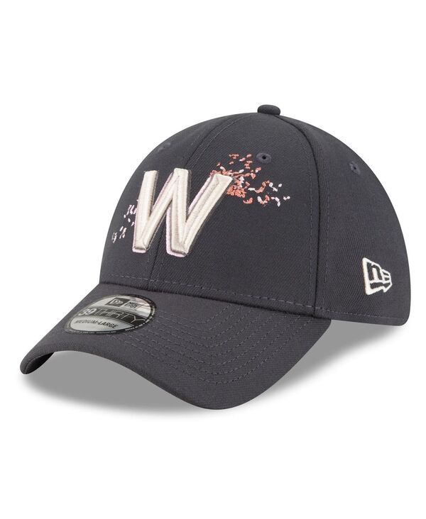 ニューエラ メンズ アクセサリー 帽子 New Era Men's Graphite Washington Nationals City Connect 39THIRTY Flex Hat Graphite グラファイト
