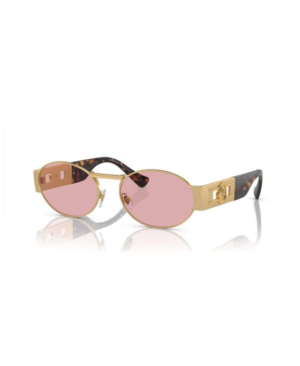 ヴェルサーチ メンズ 付属物 サングラス・アイウェア Versace Unisex Sunglasses VE2264 Matte Gold ゴールド