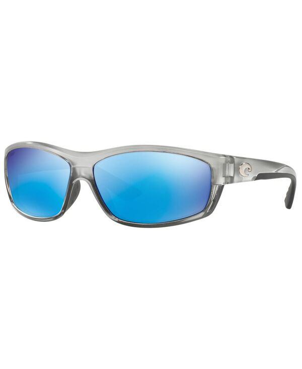 コスタデルマール メンズ アクセサリー サングラス・アイウェア Costa Del Mar Polarized Sunglasses SALTBREAK 65P SILVER/BLUE MIR POL ブルー