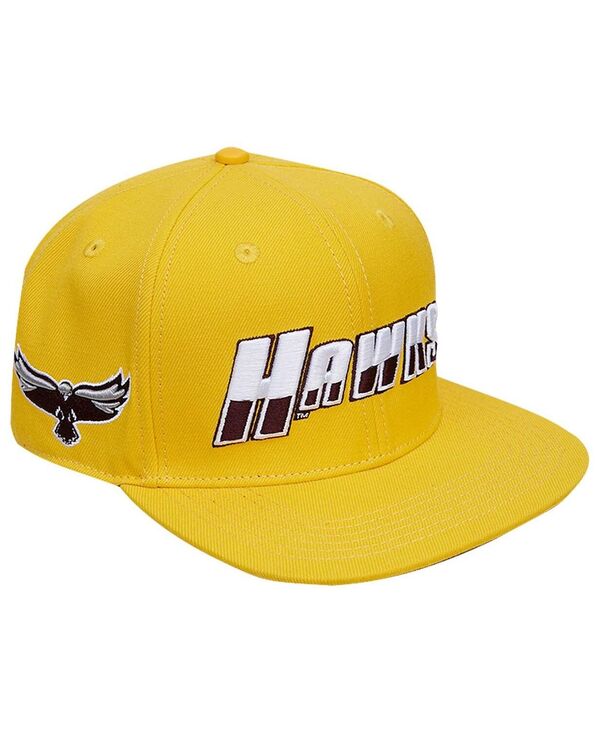 プロスタンダード メンズ アクセサリー 帽子 Pro Standard Men's Gold Maryland Eastern Shore Hawks Evergreen Hawks Snapback Hat Gold ゴールド 9,225円