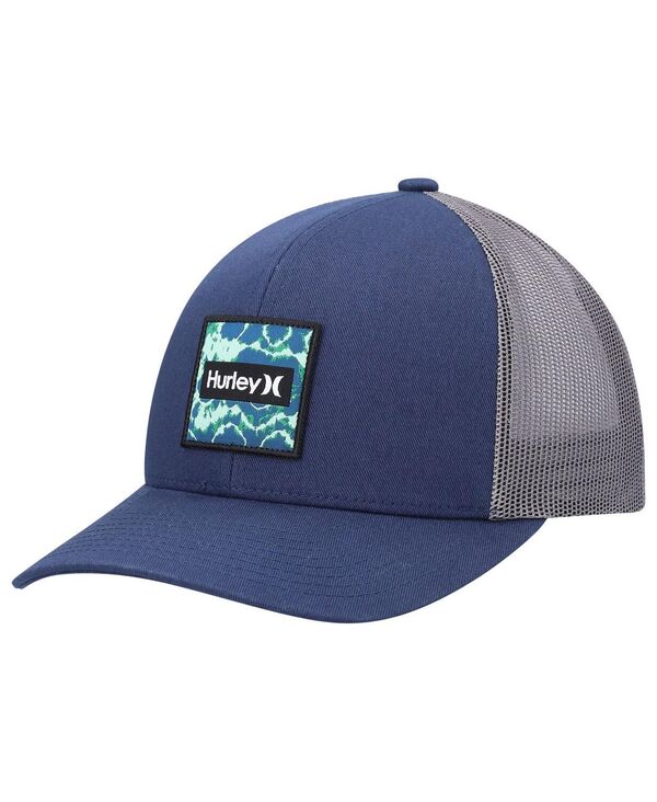 ハーレー メンズ アクセサリー 帽子 Hurley Men's Navy Seacliff Trucker Snapback Hat Navy ネイビー