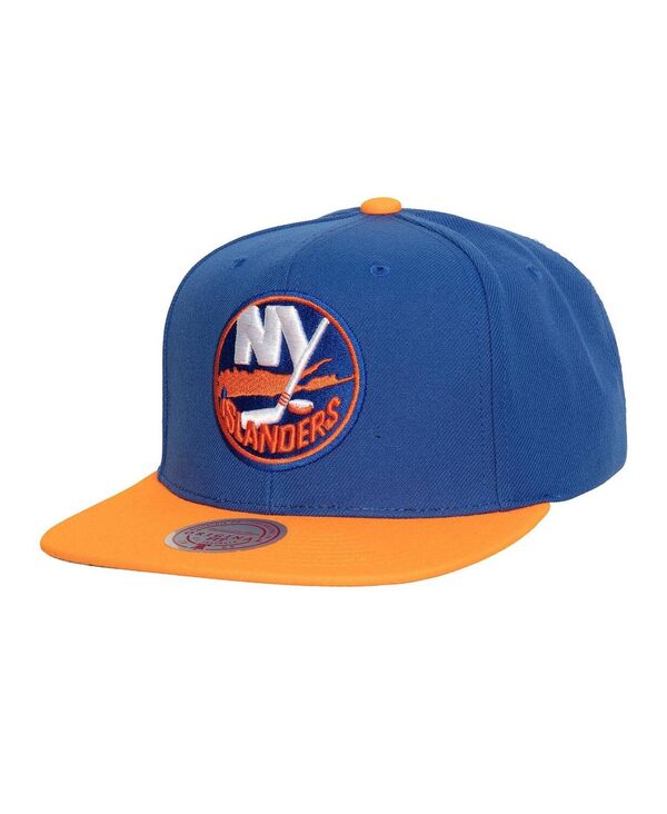 ミッチェル&ネス メンズ アクセサリー 帽子 Mitchell & Ness Men's Royal New York Islanders Core Team Ground 2.0 Snapback Hat Royal