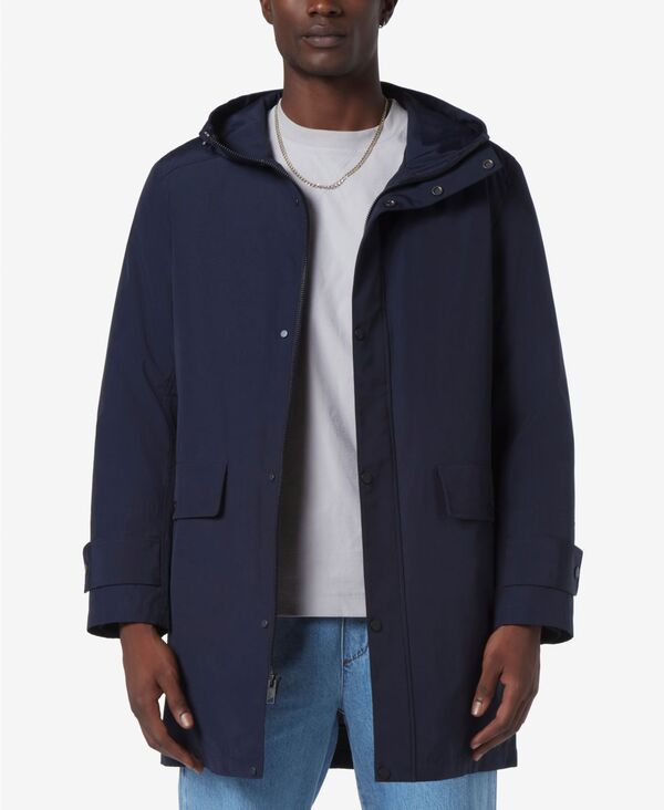 マークニューヨーク メンズ アウター ジャケット・ブルゾン キルティング オックスフォード パーカー Marc New York Men's Tucker Oxford Parka with Removable Quilted Liner Navy ネイビー