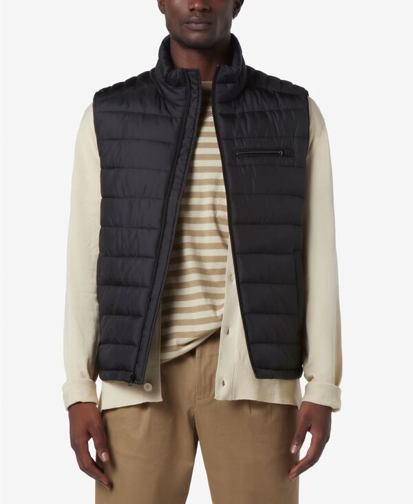 マークニューヨーク メンズ アウター ジャケット・ブルゾン ベスト Marc New York Men's Gershwin Channel Quilt Packable Vest Black ブラック