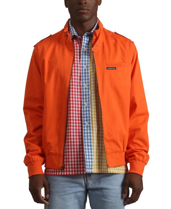 メンバーズオンリー メンズ アウター ジャケット・ブルゾン スリムフィット ジャケット Members Only Men's Classic Iconic Racer Jacket (Slim Fit) Orange オレンジ