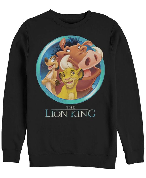 Seal限定商品 ディズニー メンズ パーカー スウェット アウター Men S Lion King Best Friends Crewneck Fleece Black Revida 店 21 新作 Www Bzone Ae