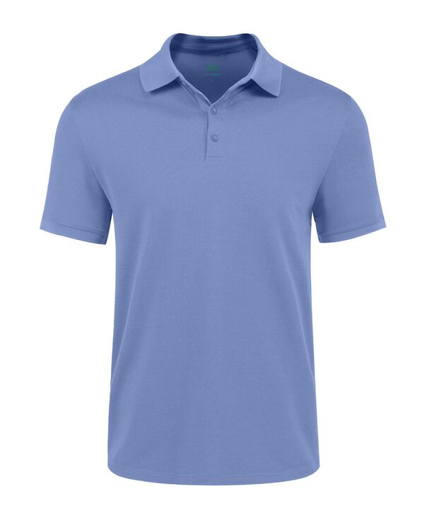 ミオマリオ メンズ トップス ポロシャツ コットン Mio Marino Men's Classic-Fit Cotton-Blend Pique Polo Shirt Sky blue ブルー|ReVida 店