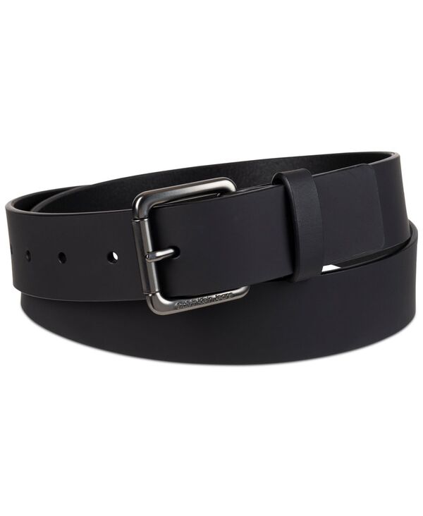 カルバンクライン メンズ アクセサリー ベルト Calvin Klein Men's Roller Buckle Belt Black ブラック｜ReVida 店