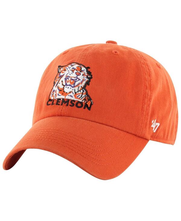 47 ブランド メンズ アクセサリー 帽子 '47 Brand Men's Orange Clemson Tigers Franchise Fitted Hat Orange オレンジ