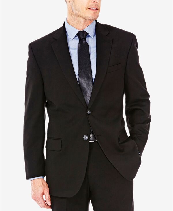 ハガー メンズ アウター 上衣・上衣 上衣 Haggar J.M. Men\u0027s Premium Stretch Classic Fit Suit Jacket Black 黒いこと