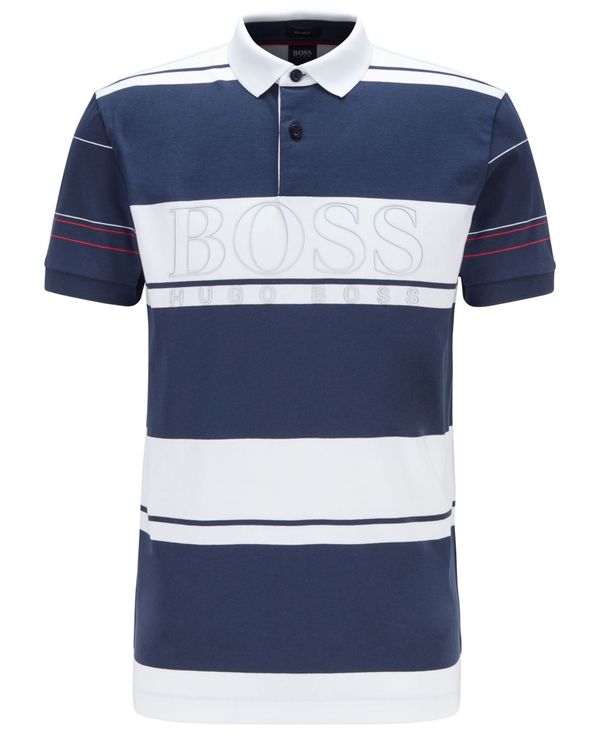 保証書付 ヒューゴボス メンズ ポロシャツ トップス Boss Men S Pavel Regular Fit Polo Shirt Navy 最安値 Www Trailconnections Com
