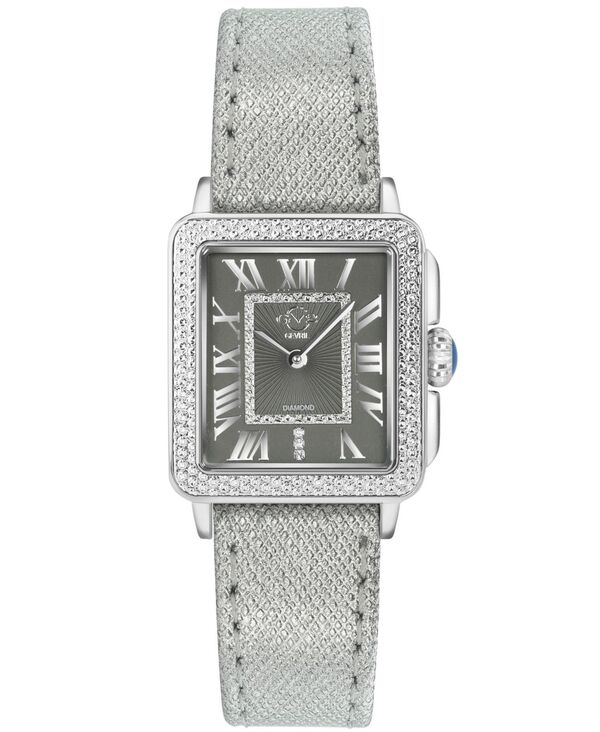 ジェビル レディース アクセサリー 腕時計 レザー Gevril Women's Padova Swiss Quartz Gray Italian Leather Strap Watch 30mm Gray グレー