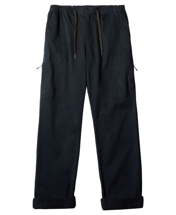 クイックシルバー ウォーター マン メンズ ボトムス カジュアルパンツ パンツ Quiksilver Waterman Quiksilver Men's After Surf Elastic Waist Pants Black ブラック