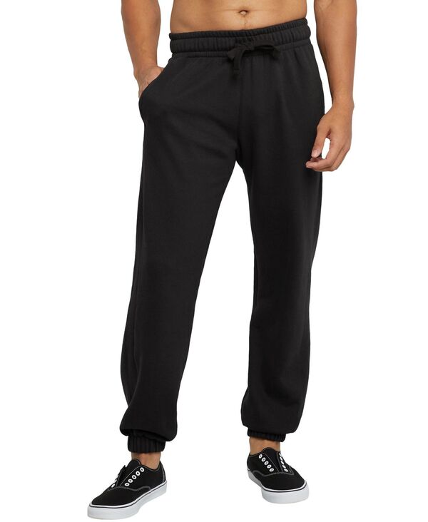 ヘインズ メンズ ボトムス カジュアルパンツ パンツ スウェットパンツ フリース Hanes Men's Originals Fleece Jogger with Pockets Sweatpants Black ブラック|ReVida 店