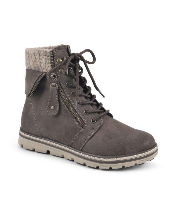 クリフバイホワイトマウンテン レディース シューズ ブーツ・レインブーツ レース Cliffs by White Mountain Women's Kaylee Lace-Up Boots Stone ストーン