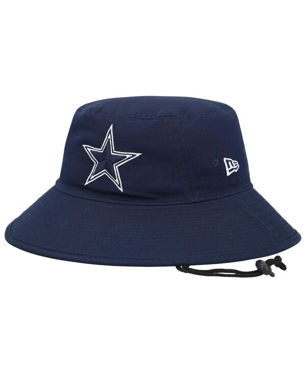 ニューエラ メンズ アクセサリー 帽子 New Era Men's Navy Dallas Cowboys Main Bucket Hat Navy ネイビー