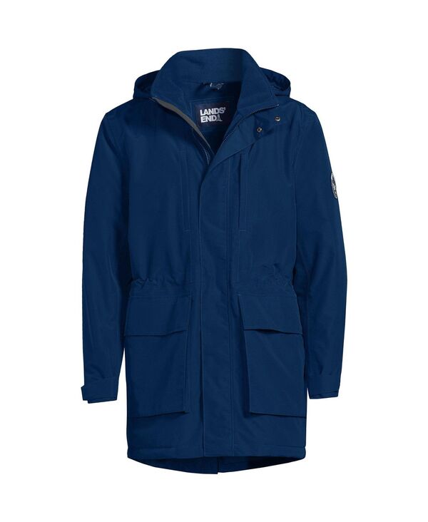 ランズエンド メンズ アウター ジャケット・ブルゾン パーカー トール Lands' End Men's Tall Squall Insulated Waterproof Winter Parka Deep sea navy ネイビー