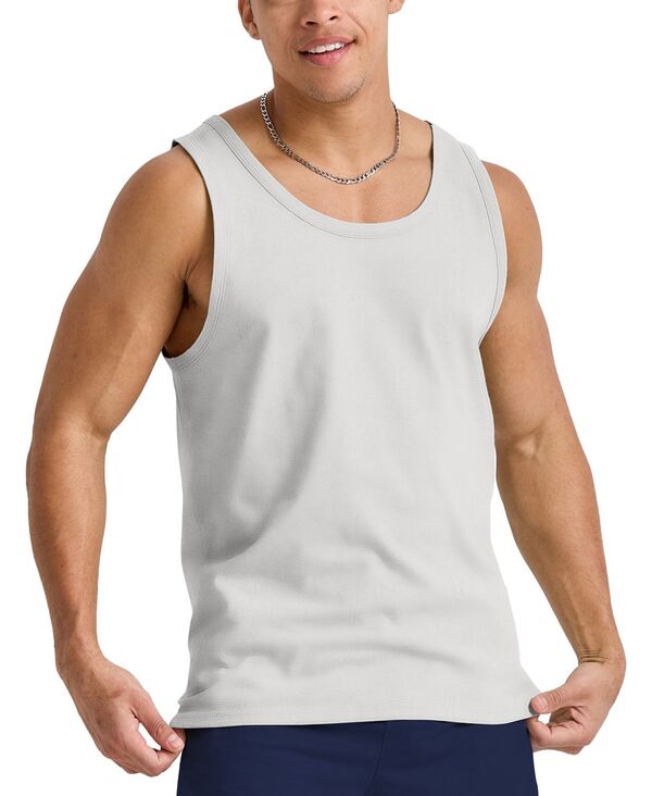 ヘインズ メンズ トップス シャツ クルーネック Hanes Men's Originals Tri-Blend Crewneck Tank Top Eco White ホワイト
