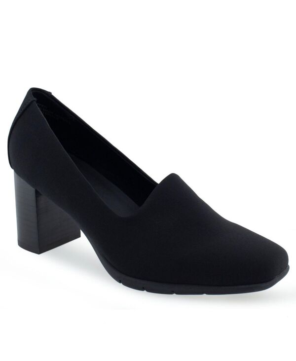 エアロソールズ レディース シューズ パンプス ヒール Aerosoles Women Midnight Tailored-High Heel Pump Black Stretch ブラック
