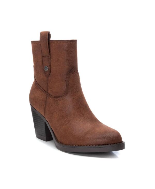 キシタイ レディース シューズ ブーツ・レインブーツ Women Italian Western Booties By XTI Camel キャメル
