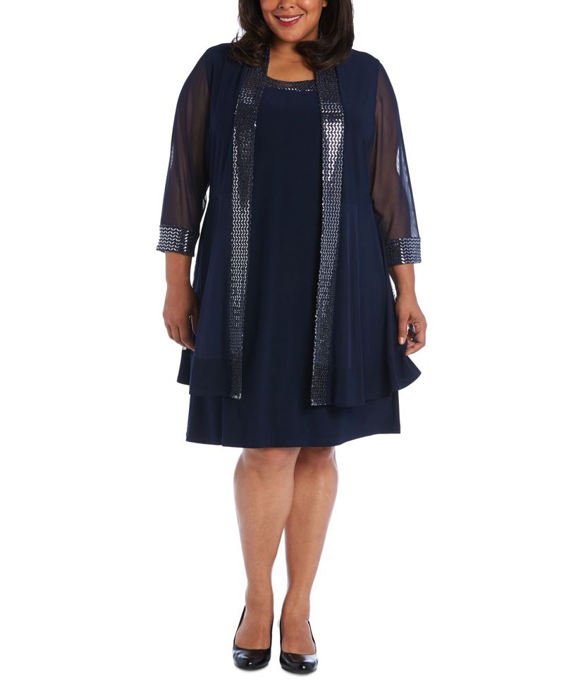 Plus size embellished jacket Clearance