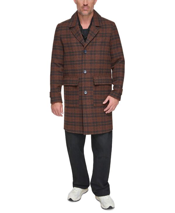 マークニューヨーク メンズ アウター ジャケット・ブルゾン コート Marc New York Men's Bexar Plaid Overcoat Brown ブラウン 26,864円