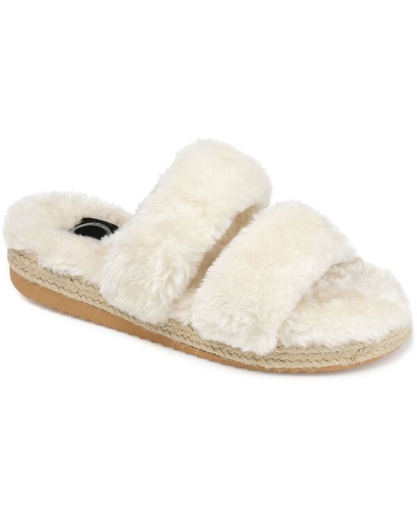 ジュルネ コレクション レディース シューズ サンダル Journee Collection Women's Relaxx Espadrille Slippers Ivory アイボリー 14,804円