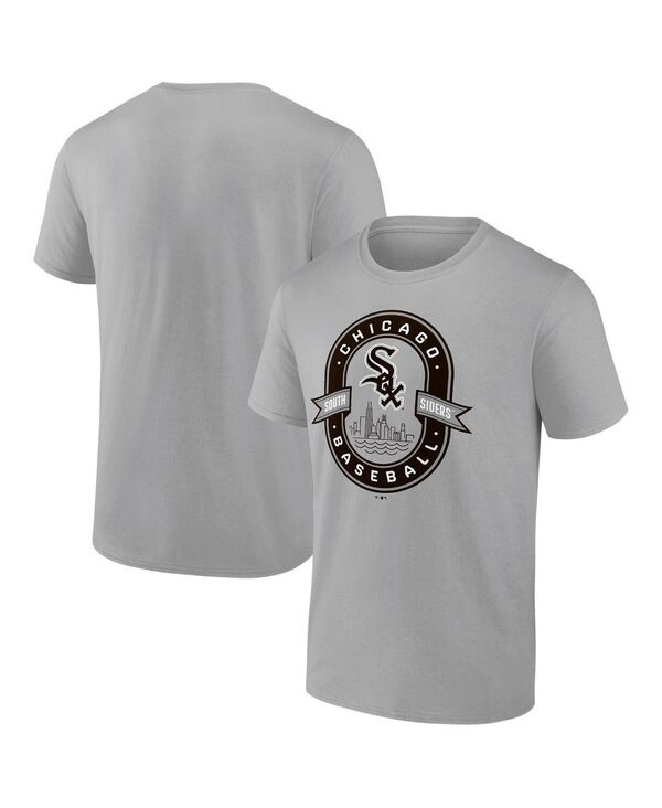 ファナティクス メンズ トップス Tシャツ Fanatics Men's Gray Chicago White Sox Iconic Glory Bound T-shirt Gray グレー