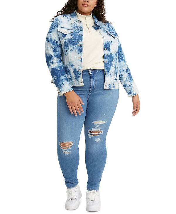 最安値挑戦 楽天市場 リーバイス レディース デニムパンツ ボトムス Trendy Plus Size 721 Ripped Skinny Jeans Tribeca Knockout Revida 楽天市場店 史上最も激安 Advance Com Ec