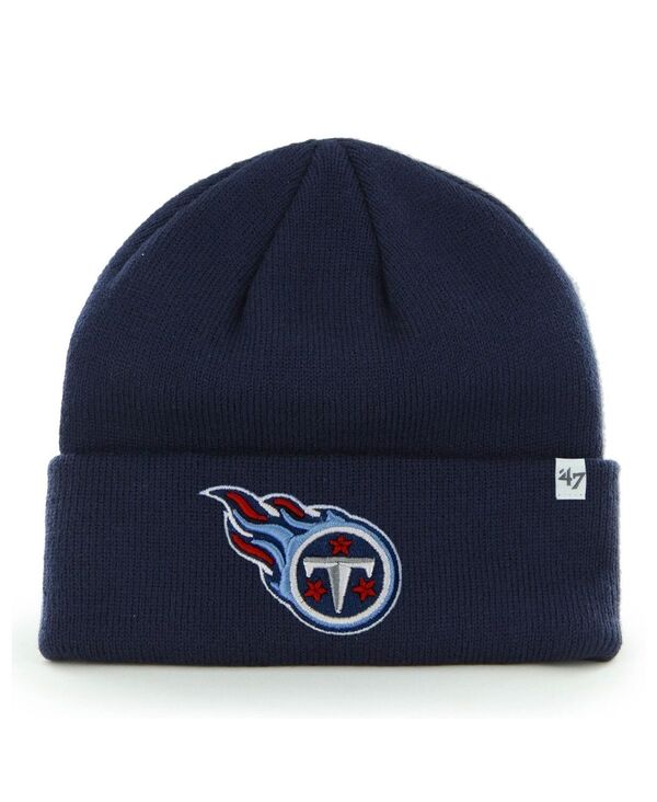 47 ブランド メンズ アクセサリー 帽子 ニット '47 Brand Men's '47 Navy Tennessee Titans Primary Basic Cuffed Knit Hat Navy ネイビー