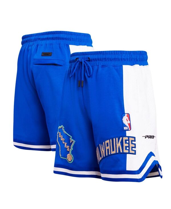 プロスタンダード メンズ ボトムス ハーフパンツ・ショーツ ショートパンツ Pro Standard Men's Royal Milwaukee Bucks 2023/24 City Edition DK Shorts Royal 18,886円