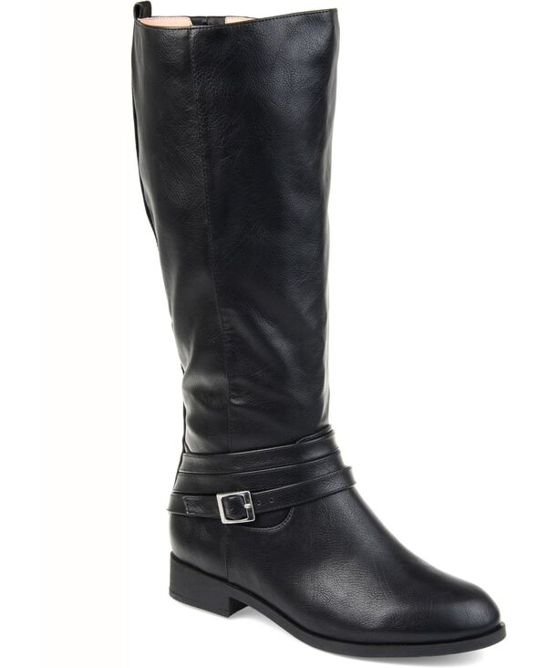 ジュルネ コレクション レディース シューズ ブーツ・レインブーツ Journee Collection Women's Ivie Knee High Riding Boots Black ブラック｜ReVida 店 14,415円