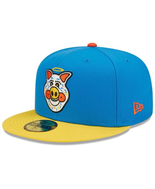 ニューエラ メンズ アクセサリー 帽子 New Era Men's Royal Yellow Santos de San Pablo Copa De La Diversion 59FIFTY Fitted Hat Royal Yellow イエロー