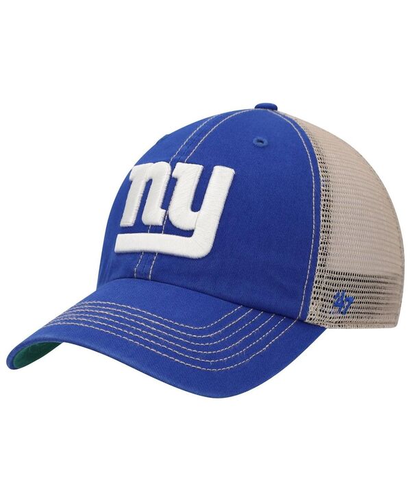 47 ブランド メンズ アクセサリー 帽子 '47 Brand Men's '47 Royal/Natural New York Giants Trawler Trucker Clean Up Snapback Hat Royal Natural