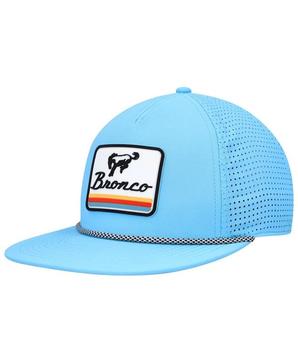 アメリカンニードル メンズ アクセサリー 帽子 American Needle Men's Blue Bronco Buxton Pro Adjustable Hat Blue ブルー|ReVida 店