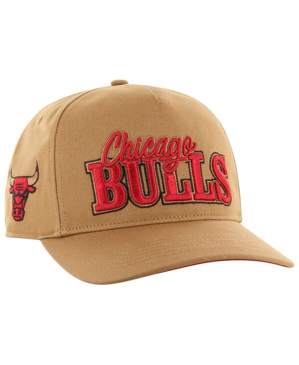 47 ブランド メンズ アクセサリー 帽子 '47 Brand Men's Tan Chicago Bulls Barnes Hitch Adjustable Hat Tan タン