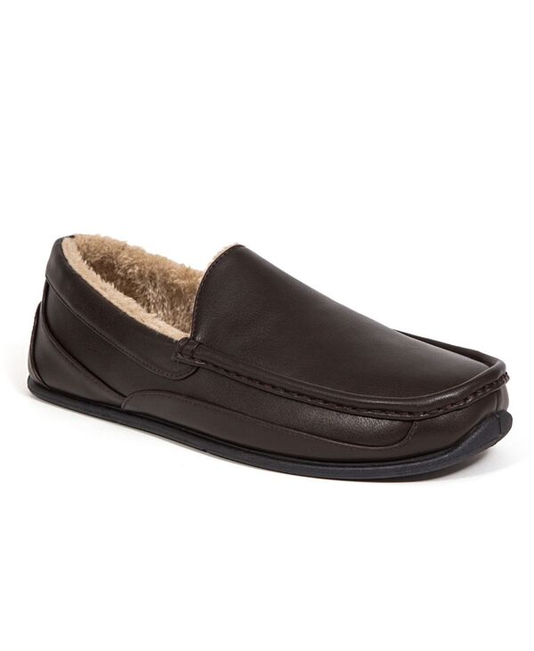 ディアースタッグス メンズ シューズ サンダル DEER STAGS Slipperooz Men's Spun Indoor Outdoor S.U.P.R.O. Sock Cozy Moccasin Slipper Dark Brown ブラウン