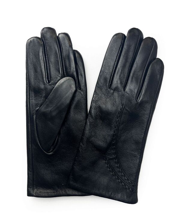 マーカスアドレール レディース アクセサリー 手袋 レザー Marcus Adler Women's Stitched Genuine Leather Touchscreen Glove Black ブラック