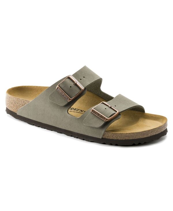 ビルケンシュトック レディース シューズ サンダル Birkenstock Women's Arizona Birko-Flor Sandals from Finish Line Stone ストーン