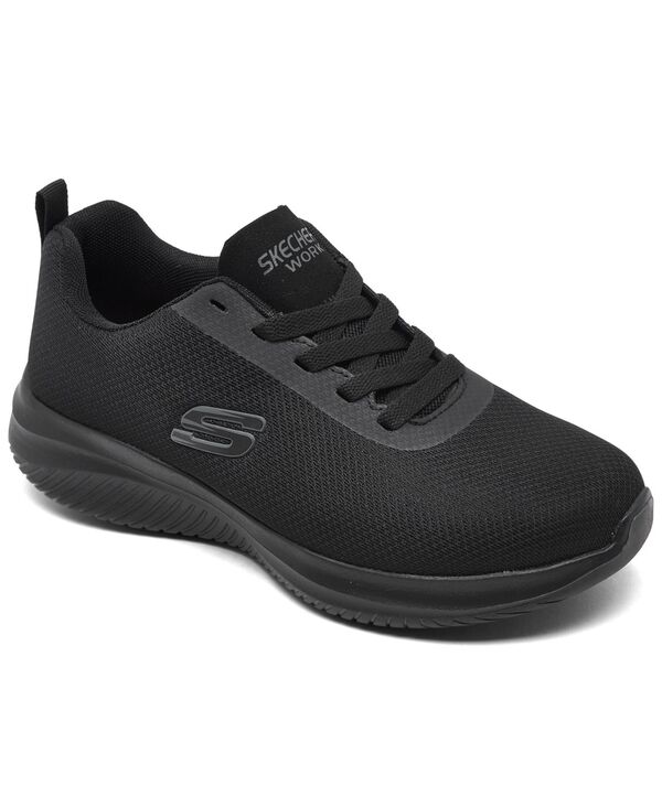 スケッチャーズ レディース シューズ スニーカー Skechers Women\u0027s Ultra Flex 3.0 SR - Jinie Work Sneakers from Finish Line Black 黒いこと