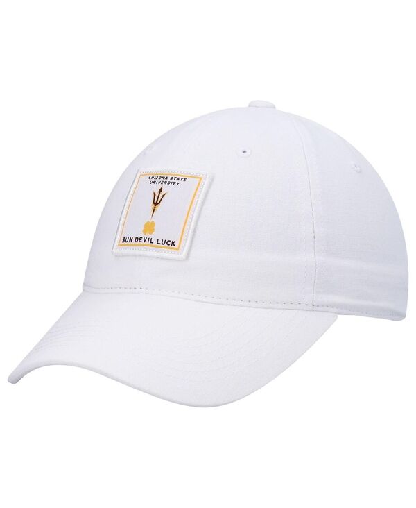 ブラック クローバー メンズ アクセサリー 帽子 Black Clover Men's White Arizona State Sun Devils Dream Adjustable Hat White ホワイト