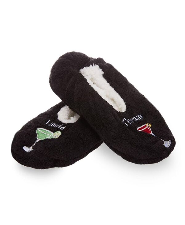 メモイ レディース シューズ サンダル MeMoi Women's Liquid Therapy Slippers Black ブラック