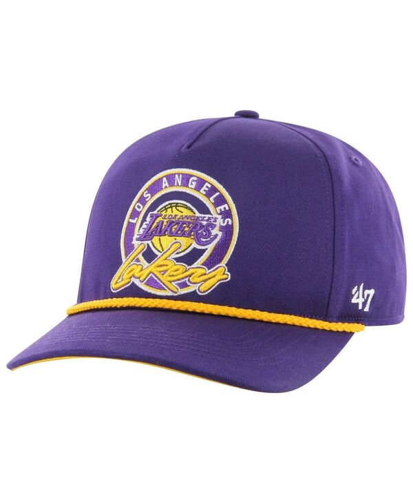 47 ブランド メンズ アクセサリー 帽子 '47 Brand Men's Purple Los Angeles Lakers Ring Tone Hitch Snapback Hat Purple パープル