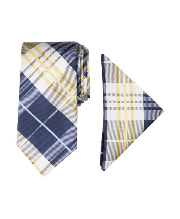 ナウティカ メンズ アクセサリー ネクタイ Nautica Lydonia Plaid Tie Hookrider Yellow イエロー