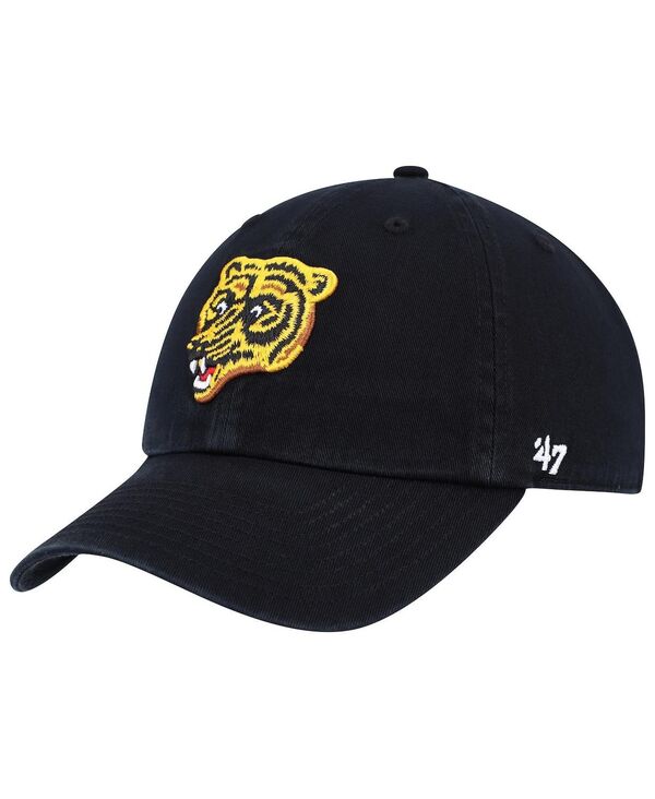 47 ブランド メンズ アクセサリー 帽子 '47 Brand Men's Black Boston Bruins Clean Up Adjustable Hat Black ブラック